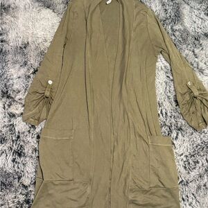 Splendid Khaki Cardigan